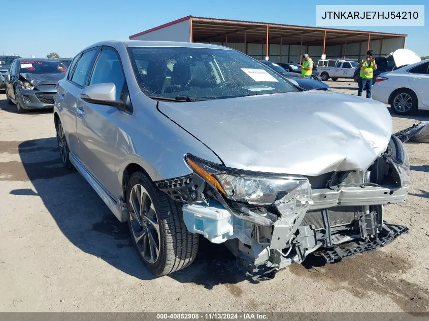 JTNKARJE7HJ54210 2017 Toyota Corolla Im