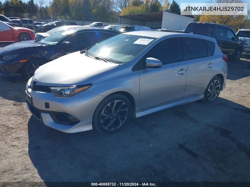 2017 Toyota Corolla Im VIN: JTNKARJE4HJ529702 Lot: 40885732