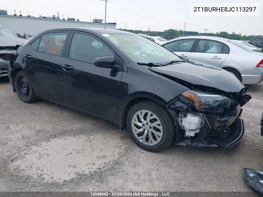 2T1BURHE8JC113297 2018 Toyota Corolla