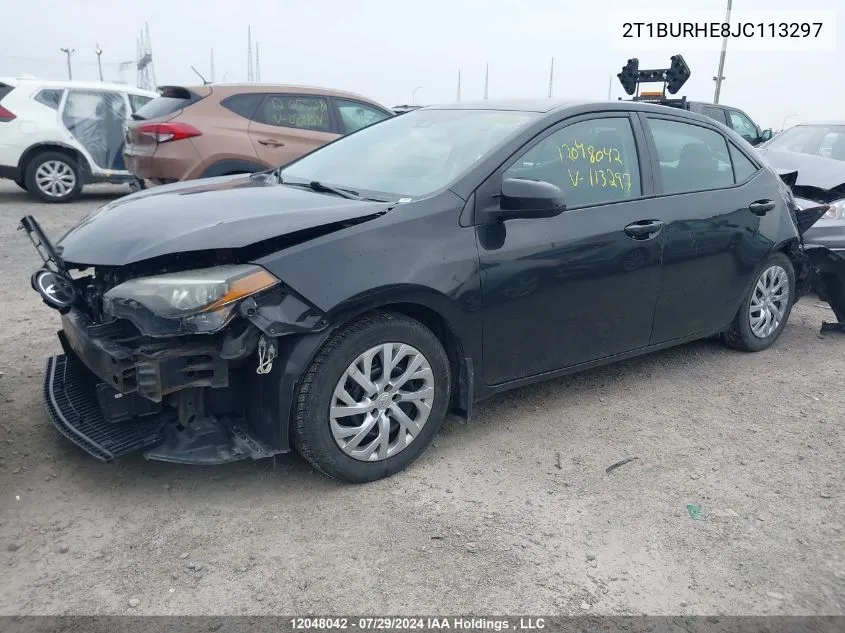 2T1BURHE8JC113297 2018 Toyota Corolla