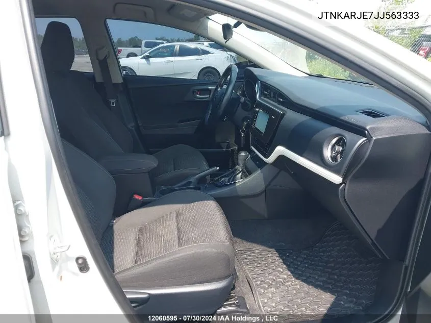 2018 Toyota Corolla Im VIN: JTNKARJE7JJ563333 Lot: 12060595