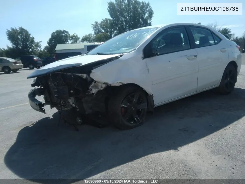 2T1BURHE9JC108738 2018 Toyota Corolla L/Le/Xle/Se/Xse