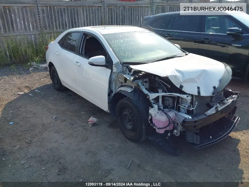 2T1BURHEXJC046475 2018 Toyota Corolla L/Le/Xle/Se/Xse