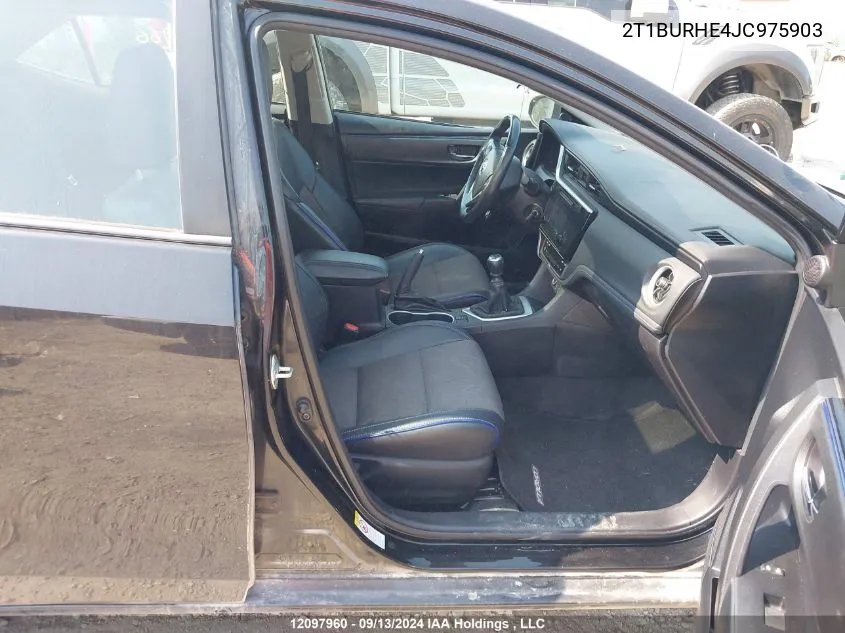 2T1BURHE4JC975903 2018 Toyota Corolla