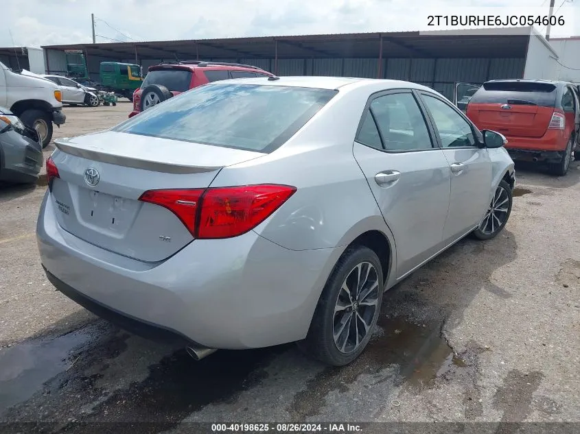 2T1BURHE6JC054606 2018 Toyota Corolla Se