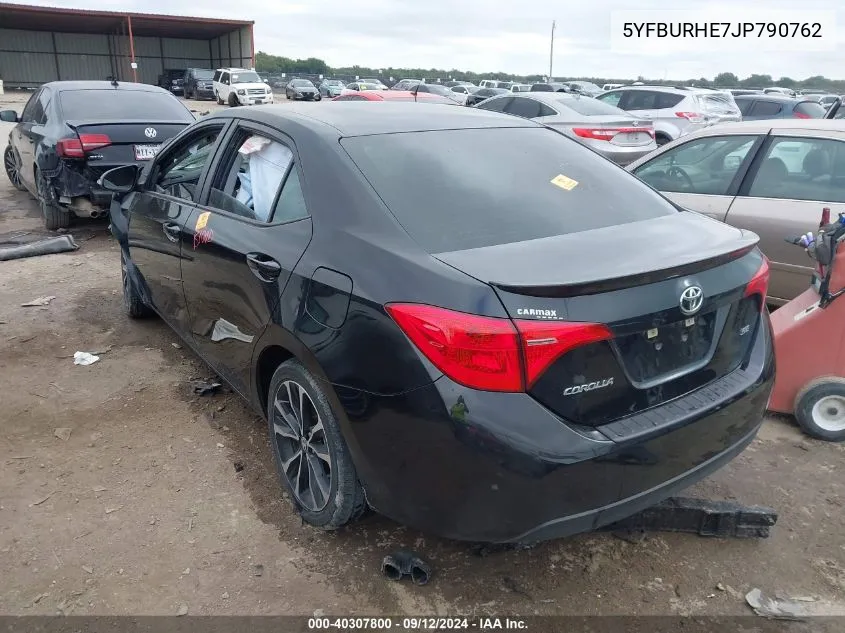 5YFBURHE7JP790762 2018 Toyota Corolla L/Le/Xle/Se/Xse