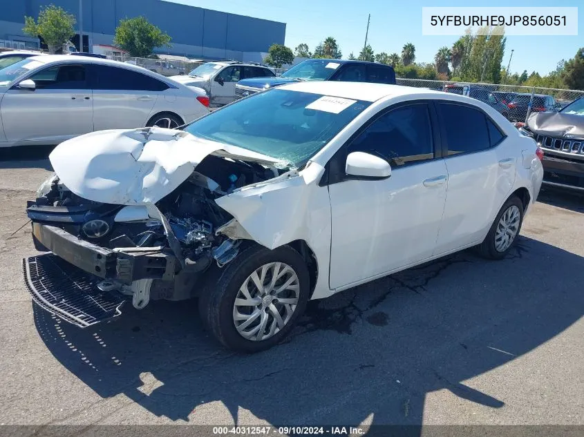 5YFBURHE9JP856051 2018 Toyota Corolla Le