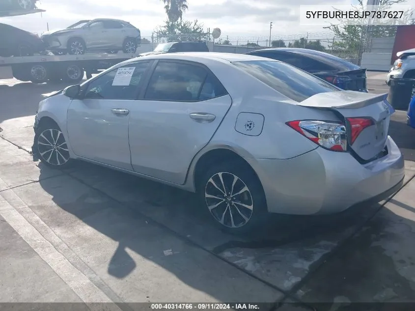 2018 Toyota Corolla L/Le/Xle/Se/Xse VIN: 5YFBURHE8JP787627 Lot: 40314766