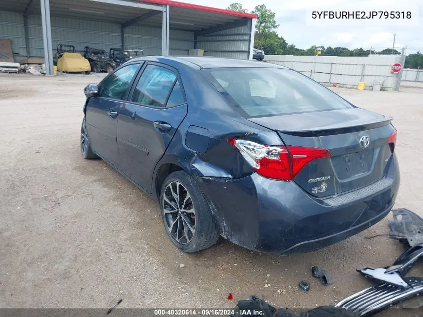 5YFBURHE2JP795318 2018 Toyota Corolla Se