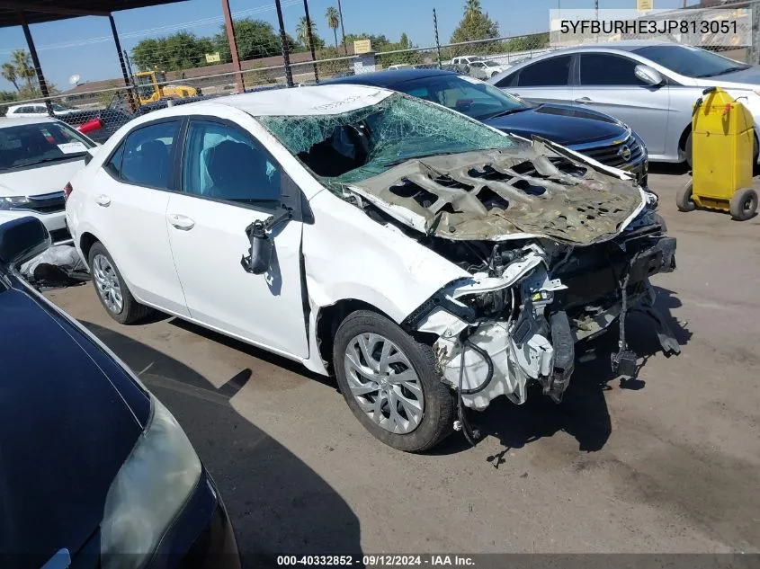 2018 Toyota Corolla L/Le/Xle/Se/Xse VIN: 5YFBURHE3JP813051 Lot: 40332852