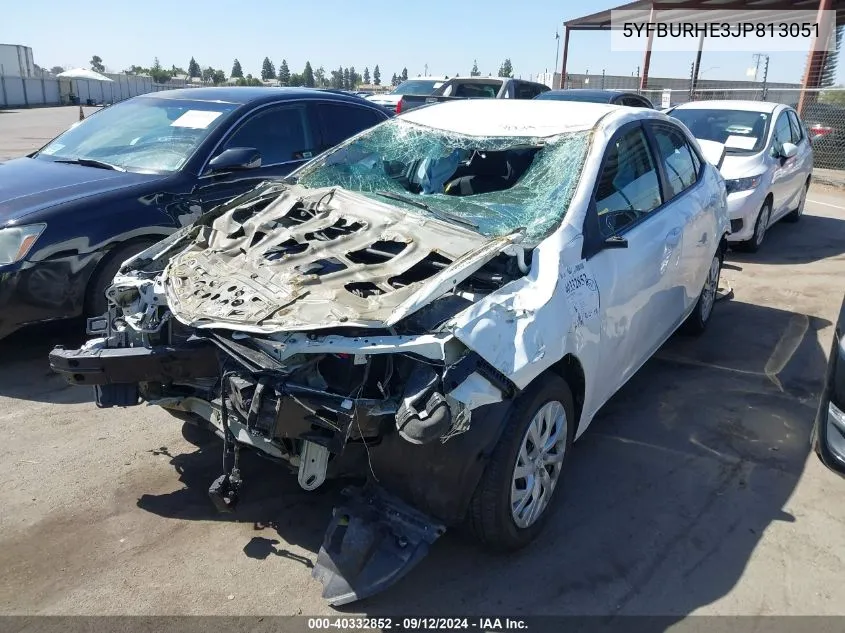 2018 Toyota Corolla L/Le/Xle/Se/Xse VIN: 5YFBURHE3JP813051 Lot: 40332852