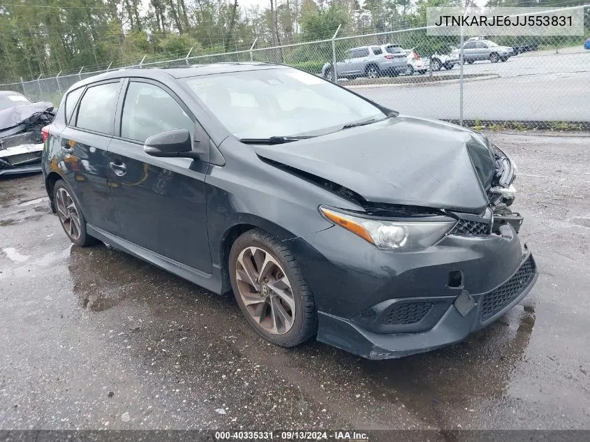 2018 Toyota Corolla Im VIN: JTNKARJE6JJ553831 Lot: 40335331