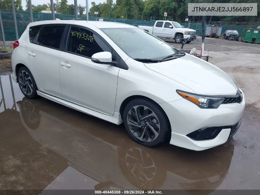 2018 Toyota Corolla Im VIN: JTNKARJE2JJ566897 Lot: 40445308