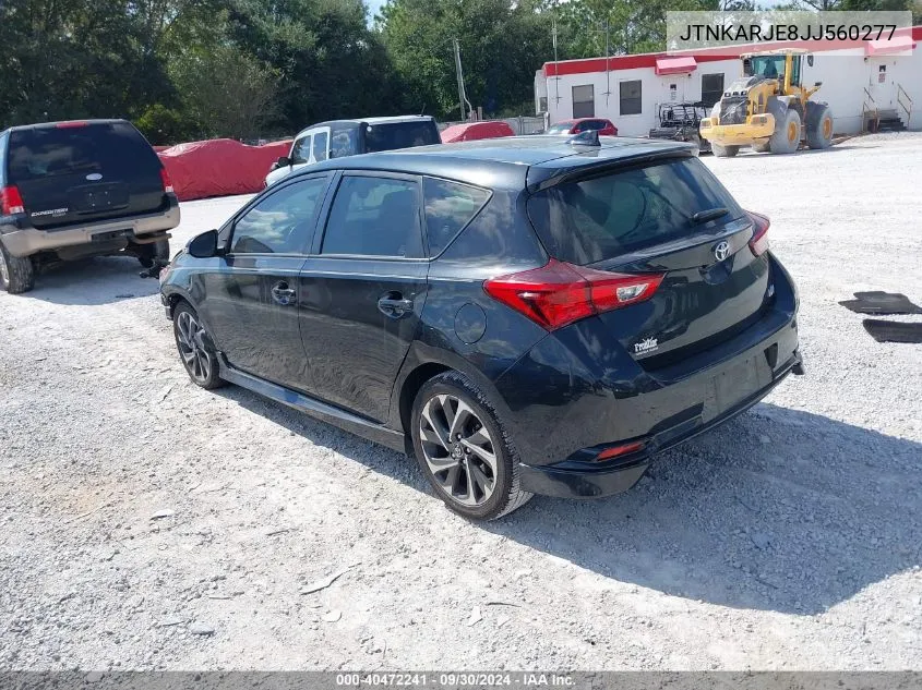 JTNKARJE8JJ560277 2018 Toyota Corolla Im