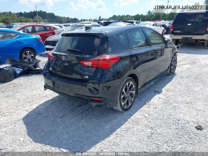 JTNKARJE8JJ560277 2018 Toyota Corolla Im