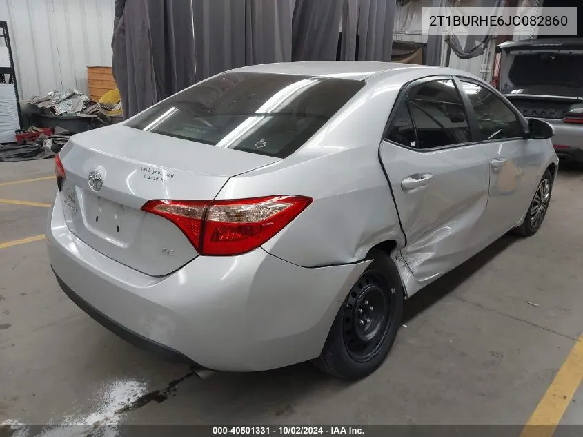 2T1BURHE6JC082860 2018 Toyota Corolla L/Le/Xle/Se/Xse