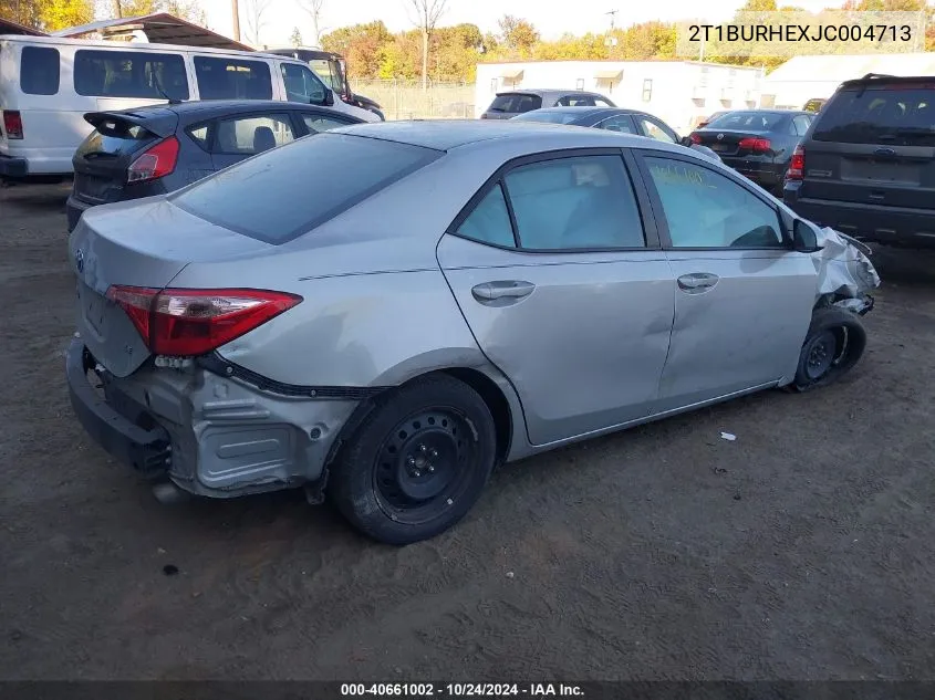 2T1BURHEXJC004713 2018 Toyota Corolla L/Le/Xle/Se/Xse