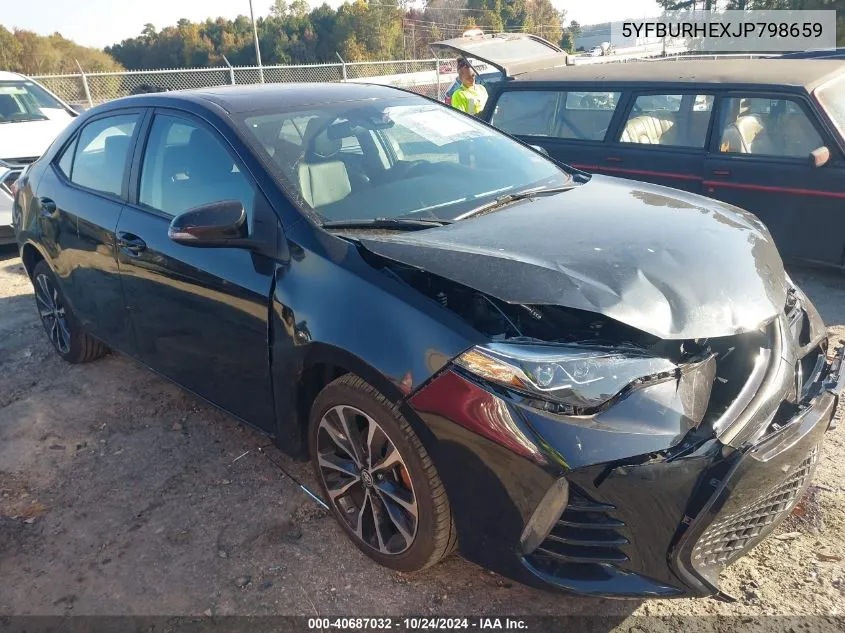 5YFBURHEXJP798659 2018 Toyota Corolla L/Le/Xle/Se/Xse