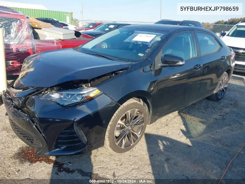 5YFBURHEXJP798659 2018 Toyota Corolla L/Le/Xle/Se/Xse