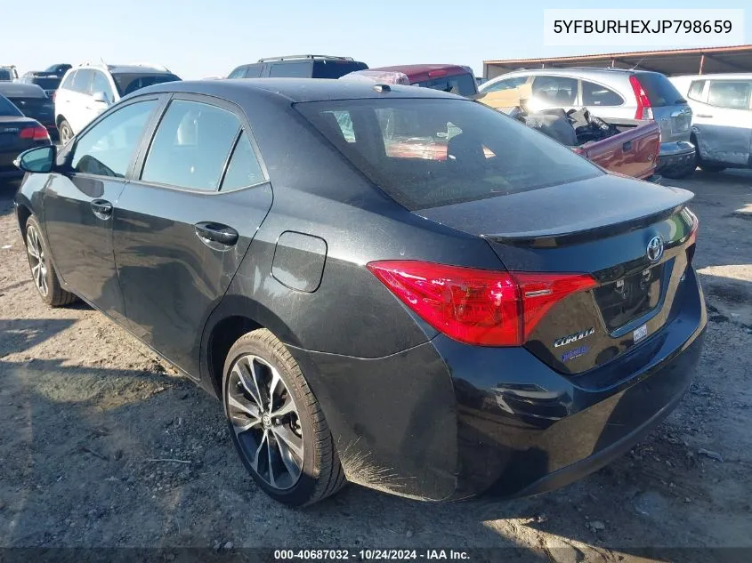 5YFBURHEXJP798659 2018 Toyota Corolla L/Le/Xle/Se/Xse