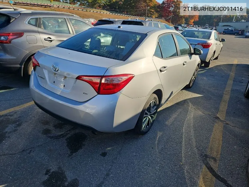 2018 Toyota Corolla L/Le/Xle/Se/Xse VIN: 2T1BURHEXJC091416 Lot: 40746559