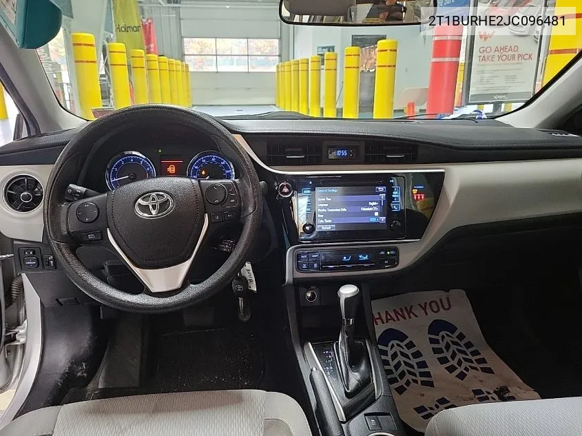 2018 Toyota Corolla L/Le/Xle/Se/Xse VIN: 2T1BURHE2JC096481 Lot: 40889268