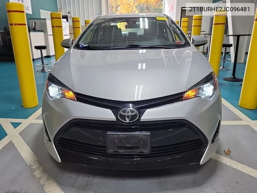 2018 Toyota Corolla L/Le/Xle/Se/Xse VIN: 2T1BURHE2JC096481 Lot: 40889268