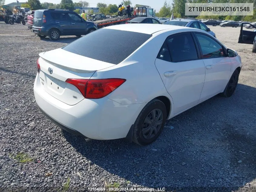 2T1BURHE3KC161548 2019 Toyota Corolla Se