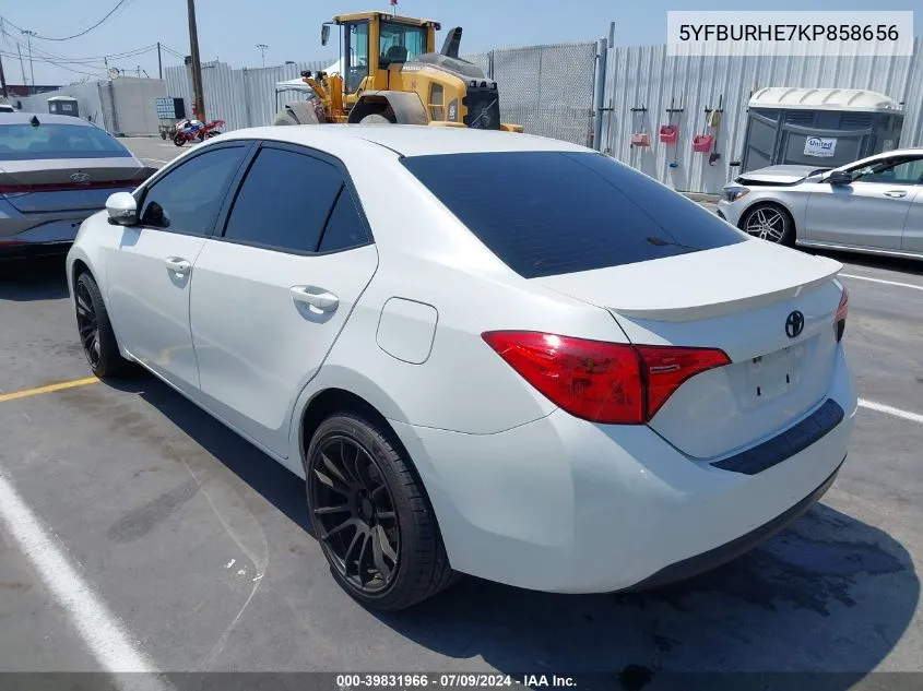 5YFBURHE7KP858656 2019 Toyota Corolla Se