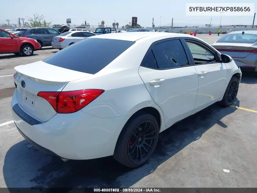 5YFBURHE7KP858656 2019 Toyota Corolla Se