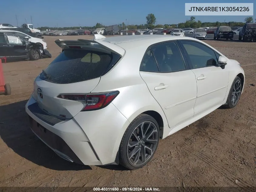 JTNK4RBE1K3054236 2019 Toyota Corolla Xse