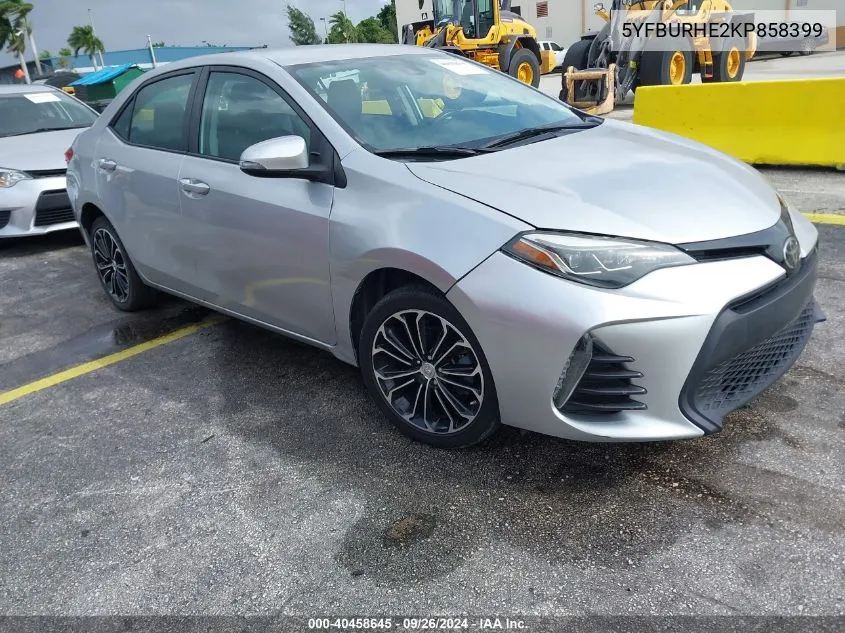 5YFBURHE2KP858399 2019 Toyota Corolla Se