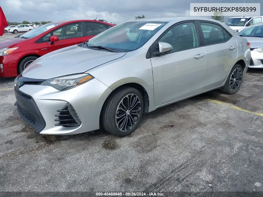 5YFBURHE2KP858399 2019 Toyota Corolla Se