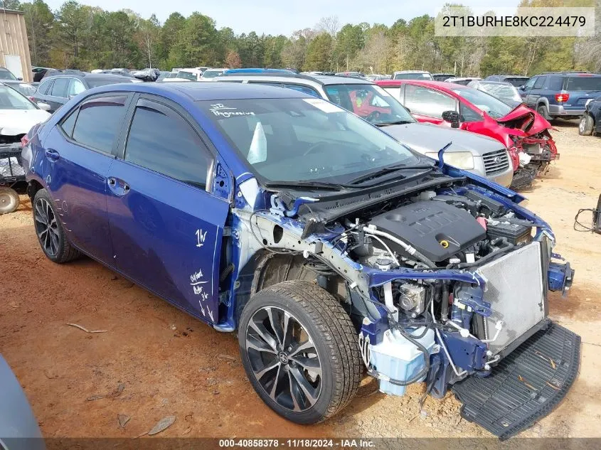 2019 Toyota Corolla L/Le/Xle/Se/Xse VIN: 2T1BURHE8KC224479 Lot: 40858378