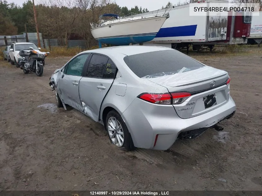 5YFB4RBE4LP004718 2020 Toyota Corolla Se/Xse