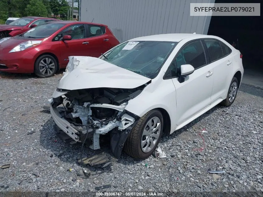 5YFEPRAE2LP079021 2020 Toyota Corolla Le