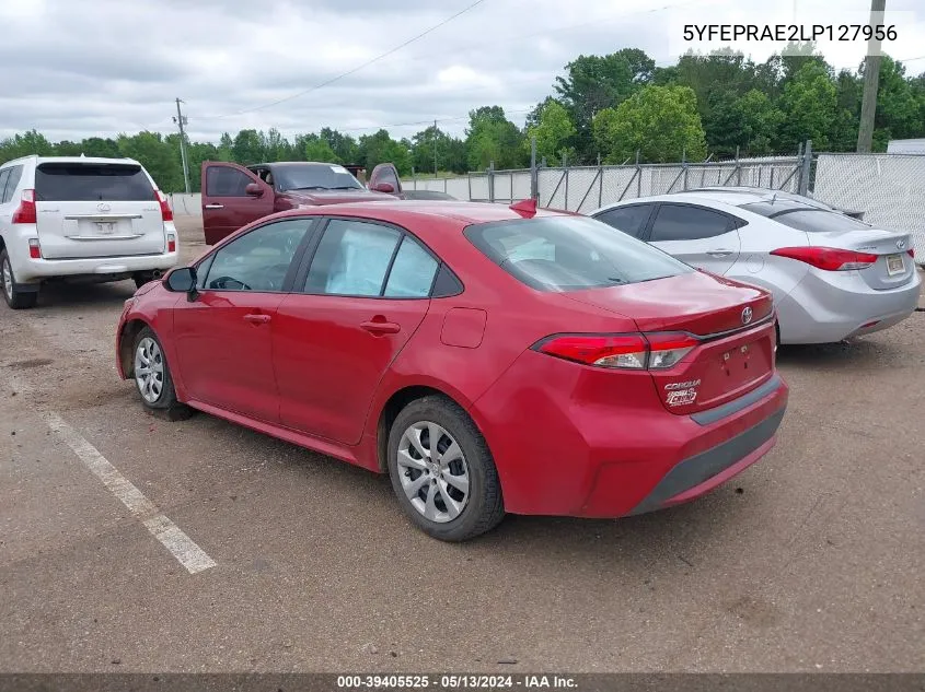 5YFEPRAE2LP127956 2020 Toyota Corolla Le