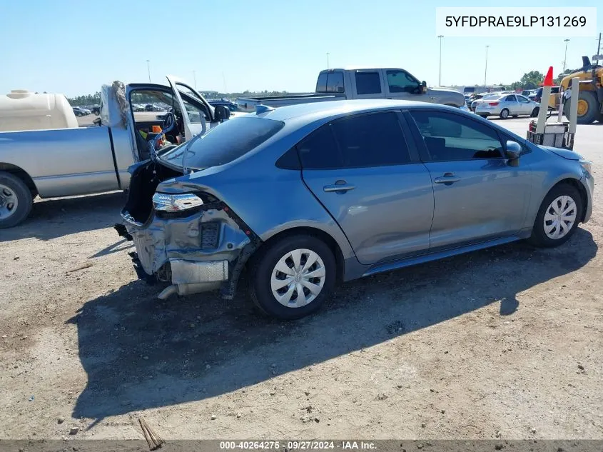 2020 Toyota Corolla L VIN: 5YFDPRAE9LP131269 Lot: 40264275