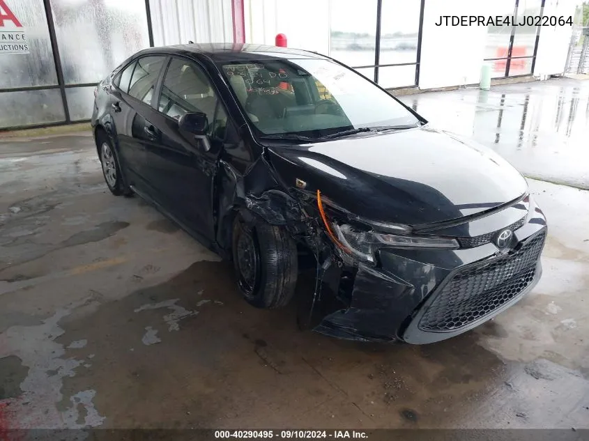 JTDEPRAE4LJ022064 2020 Toyota Corolla Le