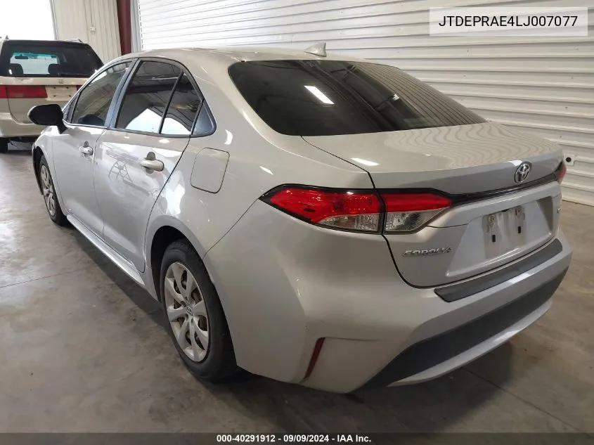 JTDEPRAE4LJ007077 2020 Toyota Corolla Le