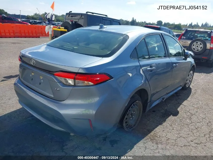 JTDEPRAE7LJ054152 2020 Toyota Corolla Le