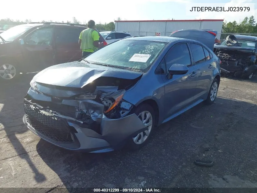 JTDEPRAE3LJ023979 2020 Toyota Corolla Le