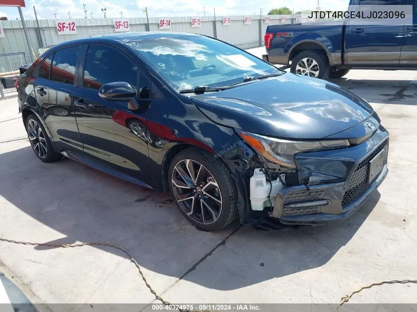 2020 Toyota Corolla Xse VIN: JTDT4RCE4LJ023096 Lot: 40324975