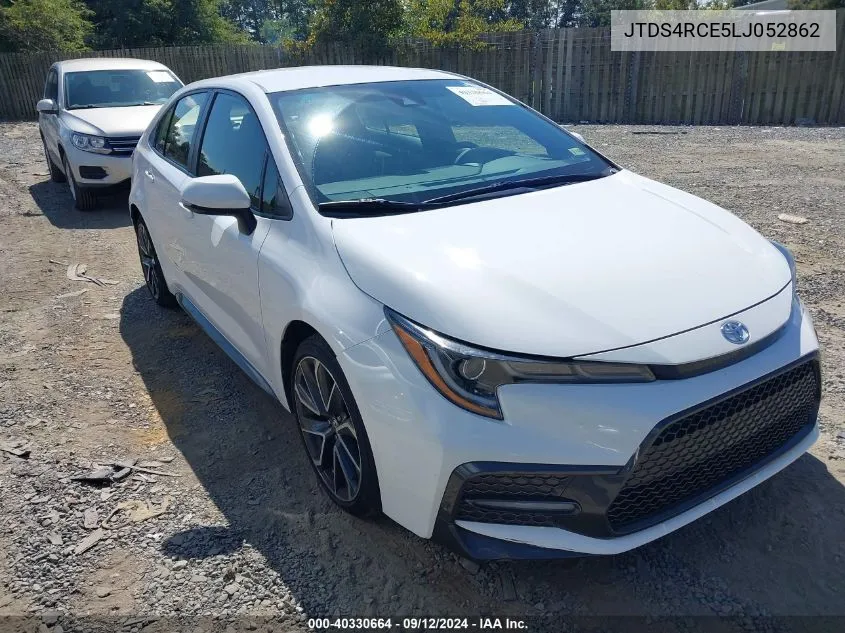 2020 Toyota Corolla Se VIN: JTDS4RCE5LJ052862 Lot: 40330664