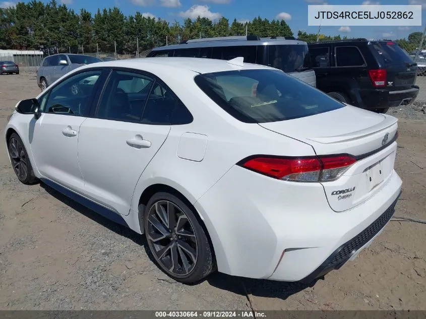 2020 Toyota Corolla Se VIN: JTDS4RCE5LJ052862 Lot: 40330664