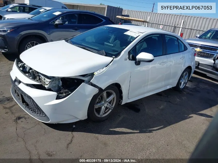 5YFEPRAEXLP067053 2020 Toyota Corolla Le