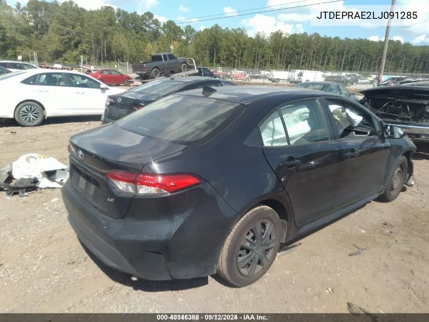 JTDEPRAE2LJ091285 2020 Toyota Corolla Le