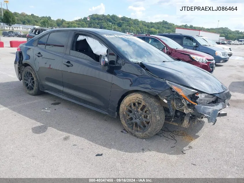 2020 Toyota Corolla Le VIN: JTDEPRAEXLJ086464 Lot: 40347455