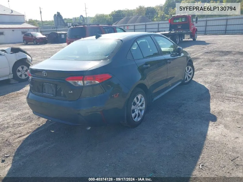 5YFEPRAE6LP130794 2020 Toyota Corolla Le