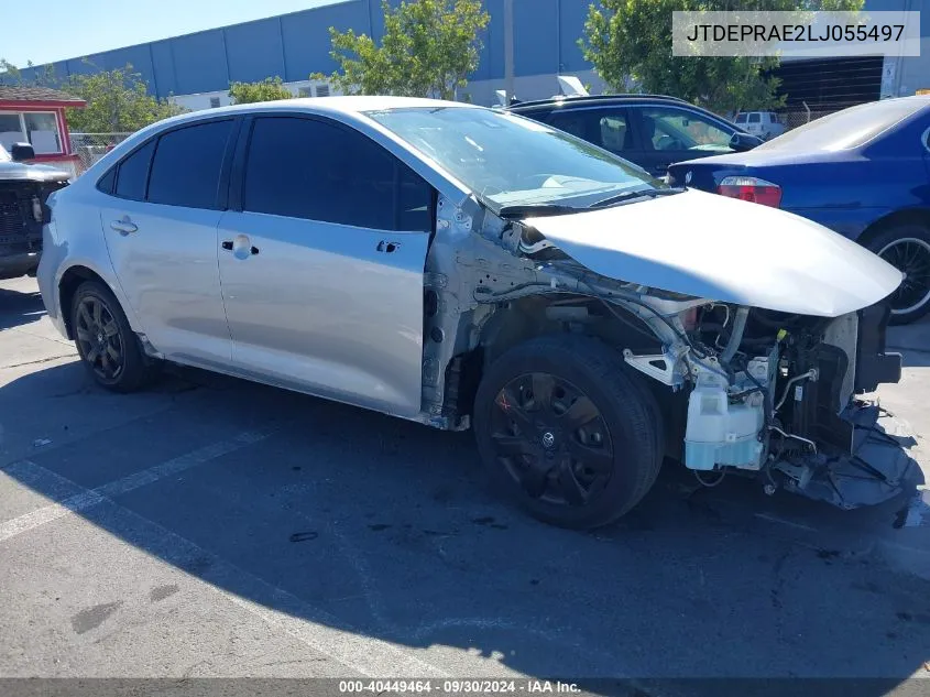 2020 Toyota Corolla Le VIN: JTDEPRAE2LJ055497 Lot: 40449464